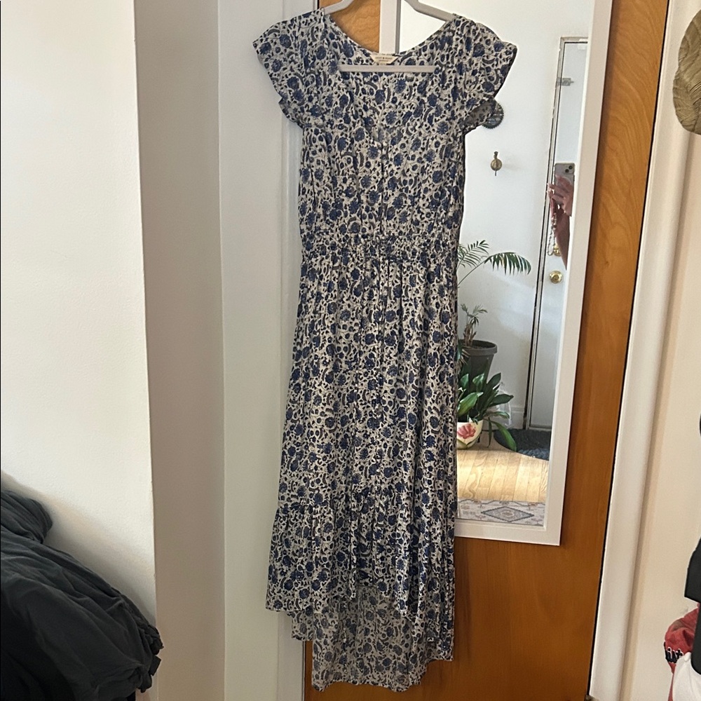 Floral Blue Dress